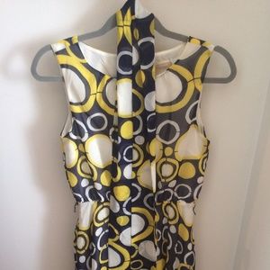Banana Republic geometric print dress